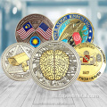 Moneda conmemorativa de metal 3D personalizada al por mayor